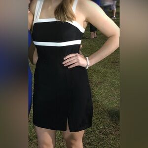 Black and White Strappy Dress
Size Small
Brand: About Us